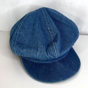 Casual Denim Newsboy Hat Baggy Cabbie Beret Cap Flat Large Oversized S/M